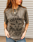 Yeehaws And Hellnaws RealTree Camo Graphic Tee